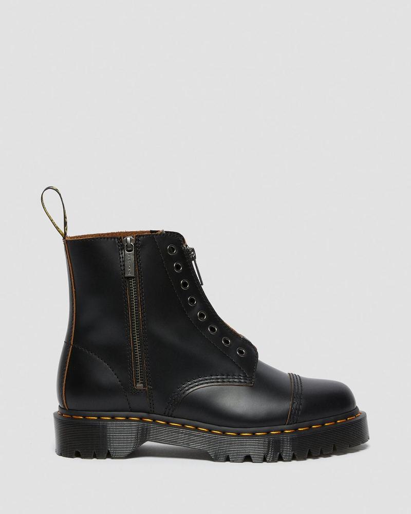 Dr Martens 1460 Laceless Bex Læder Ankelstøvler Herre Sort | DK 414GSO